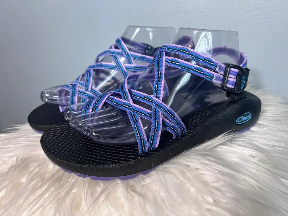 Chacos Purple Strappy Women's ZX/2 Classic Sandal Danube Blue Size 9 Hiking